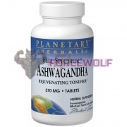 Ashwagandha [Ашваганда] (570 мг x 60 табл), Planetary Herbals