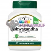 Ashwagandha [Ашваганда] (500 мг x 60 капс), 21st Century