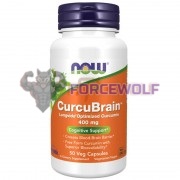 CurcuBrain™ (400 мг x 50 капс), NOW Foods