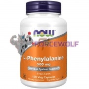 L-Phenylalanine [Фенилаланин] (500 мг x 120 капс), NOW Foods