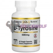 L-Tyrosine [Тирозин] (500 мг x 60 капс), California Gold Nutrition