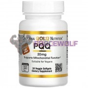 PQQ [Метоксантин] (20 мг x 30 капс), California Gold Nutrition