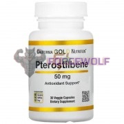 Pterostilbene [Птеростильбен] (50 мг x 30 капс), California Gold Nutrition