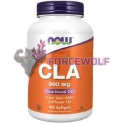 CLA (800 мг x 180 капс), NOW Foods