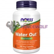 Water Out (100 капс), NOW Foods