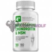 Glucosamine Chondroitin & MSM (180 шт), 4Me Nutrition