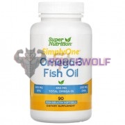 Omega-3 Fish Oil (90 шт по 1000 мг), Super Nutrition