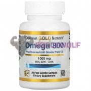 Omega 800 [Pharmaceutical Grade Fish Oil] (30 шт по 1000 мг), California Gold Nutrition