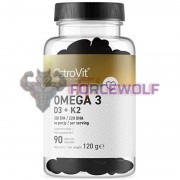 Omega-3 + D3 + K2 (90 шт), OstroVit