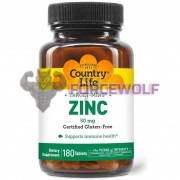 Zinc (180 шт), Country Life