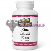 Zinc Citrate (90 шт), Natural Factors