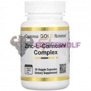 Zinc-L-Carnosine Complex [PepZin GI] (30 шт), California Gold Nutrition