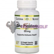Zinc Picolinate (120 шт по 50 мг), California Gold Nutrition