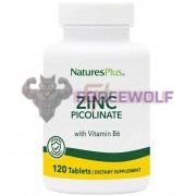 Zinc Picolinate [with vitamin B6] (120 шт), Nature's Plus