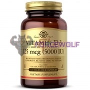 Vitamin D3 (120 капсул по 125 мкг: 5000 МЕ), Solgar