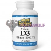 Vitamin D3 (120 шт), Natural Factors