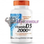 Vitamin D3 (180 шт по 50 мкг), Doctor's Best