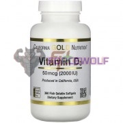 Vitamin D3 (360 шт по 2000 IU), California Gold Nutrition