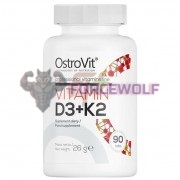 Vitamin D3 [2000 IU] + K2 [100 mcg] (90 шт), OstroVit