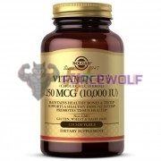Vitamin D3 (120 капсул по 250 мкг: 10000 МЕ), Solgar