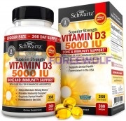 Vitamin D3 (360 шт), Bioschwartz