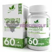 Vitamin D3 + Beta-Carotene (60 шт), NaturalSupp