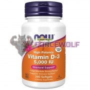 Vitamin D3 (240 шт по 125 мкг: 5000 ме), NOW Foods