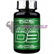 Vitamin D3 (250 шт по 12, 5 мкг: 500 ме), Scitec Nutrition