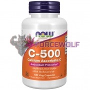 C-500 [Calcium Ascorbate] (100 шт по 500 мг), NOW Foods
