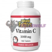 Vitamin C [Time Release] (180 шт), Natural Factors