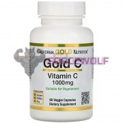 Gold Vitamin C (60 шт по 1000 мг), California Gold Nutrition