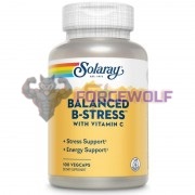 Balanced B-Stress [with vitamin C] (100 шт), Solaray