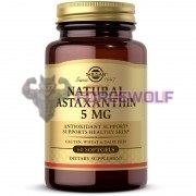 Natural Astaxanthin exp 11x22 (60 шт по 5 мг), Solgar