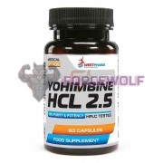 Yohimbine HCL 2. 5 (60 шт по 2, 5 мг), Westpharm
