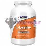 L-Lysine [Pure Powder] (454 гр), NOW Foods