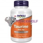 Taurine (100 шт по 500 мг), NOW Foods