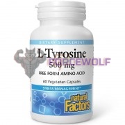 L-Tyrosine (60 шт по 500 мг), Natural Factors