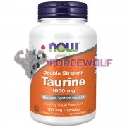 Taurine [Double Strength] (100 шт по 1000 мг), NOW Foods