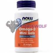 Omega-3 (90 шт по 500 мг), NOW Foods