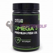 Omega 3 [Premium Fish Oil] (90 шт по 1000 мг), Muscles Design Lab