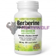 Berberine [LipoMicel Matrix] (60 шт по 500 мг), Natural Factors