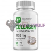 Collagen Hyaluronic Acid Vit. C (120 шт), 4Me Nutrition