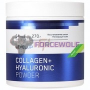Collagen + Hyaluronic Acid Powder (270 гр: 54 порции), LevelUp