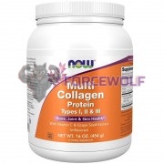 Multi Collagen [Types I, II & III] (454 гр: 35 порций), NOW Foods