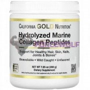 Hydrolyzed Marine Collagen Peptides (200 гр: 40 порций), California Gold Nutrition