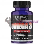 Omega-3 [Fish Oil Supplement] (90 шт по 1000 мг), Ultimate Nutrition