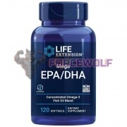 Mega EPAxDHA (120 шт по 1000 мг), Life Extension