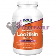 Lecithin [Non-GMO] (400 шт по 1200 мг), NOW Foods