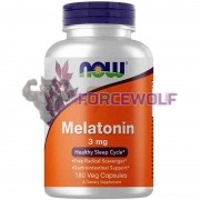 Melatonin (180 шт по 3 мг), NOW Foods