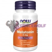 Melatonin (90 шт по 3 мг), NOW Foods